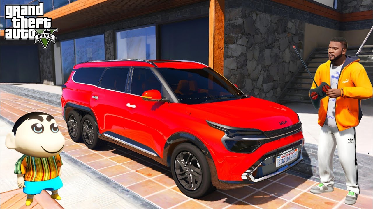 Franklin & Shinchan Buy Kia Carnes 6X6 Car in Gta 5 | Gta V Gameplay