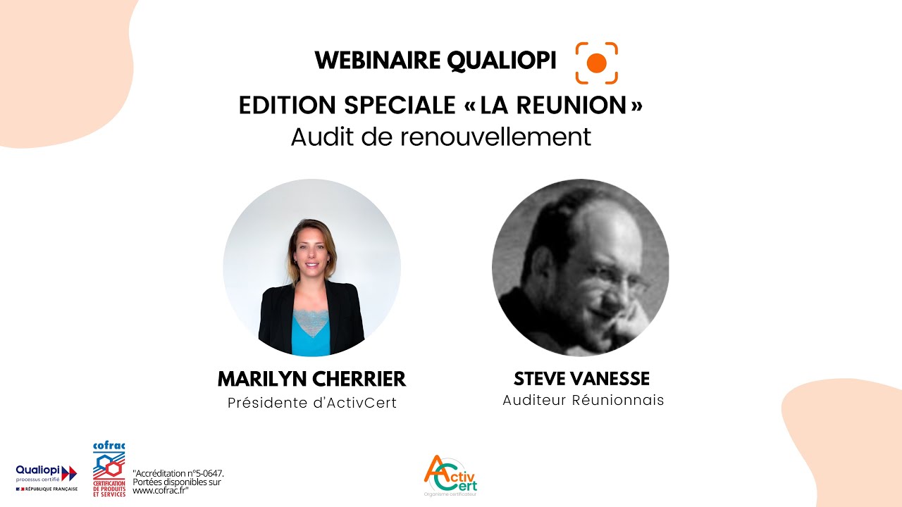 Webinaire #qualiopi : Audit de renouvellement SPECIAL 