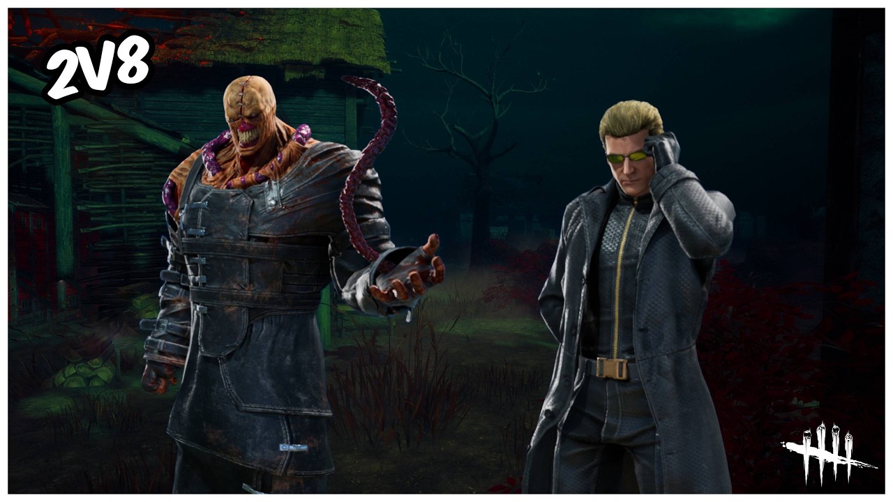 WE WRECKED THIS LOBBY WITH THE RESIDENT EVIL KILLERS! 2v8 Dead By Daylight