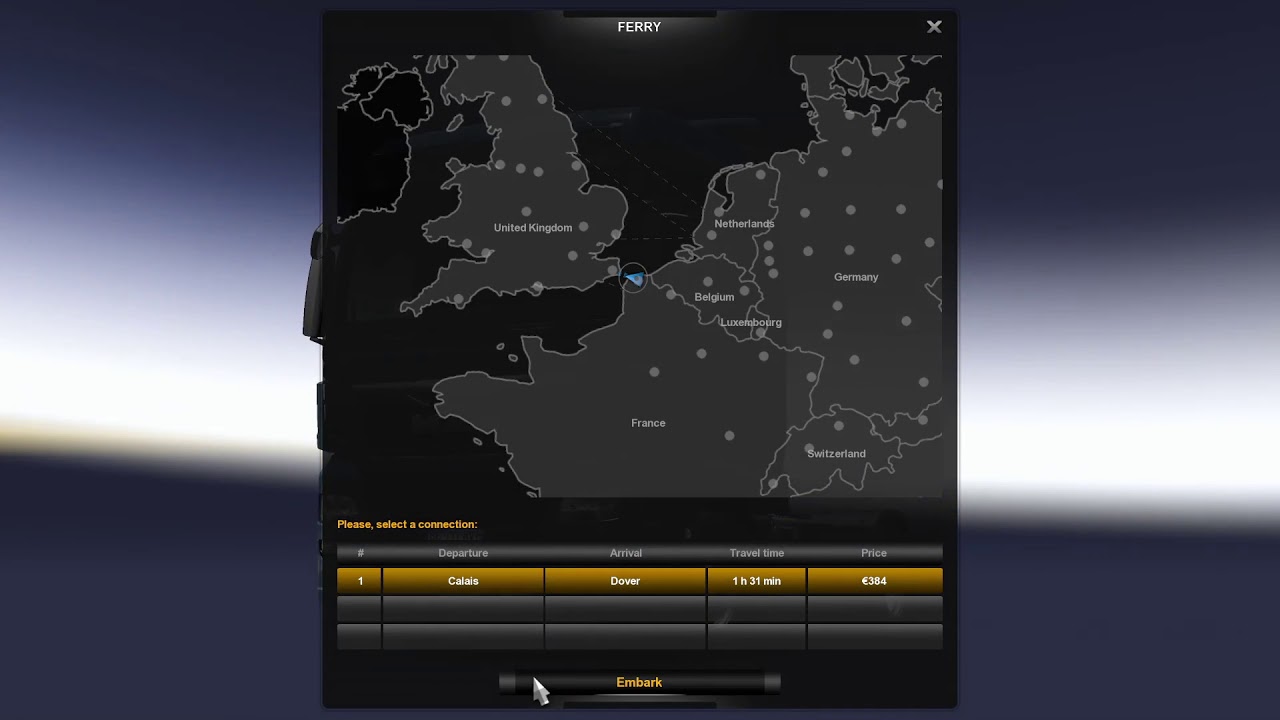 Euro Truck Simulator 2 - Gameplay - Current Job 4: Calais - Felixstowe (Tractors)