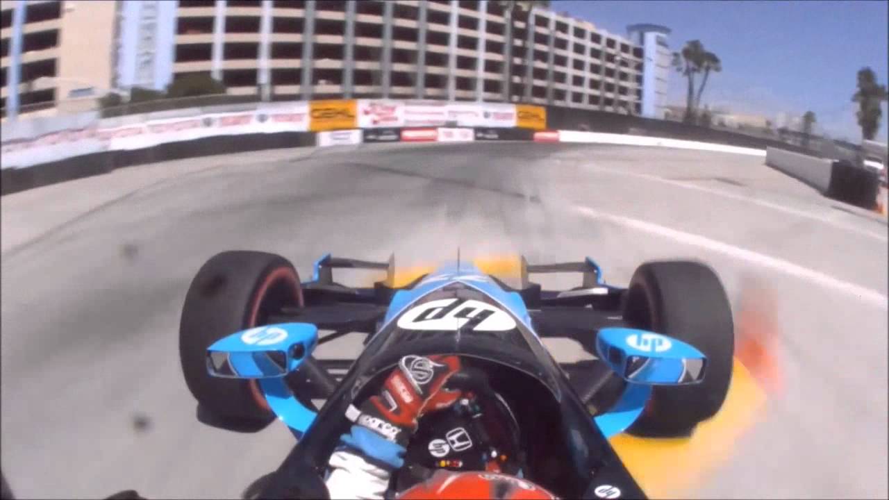 IndyCar Series 2013 Onboard Lap With Simon Pagenaud in the Streets of Long Beach [HD]