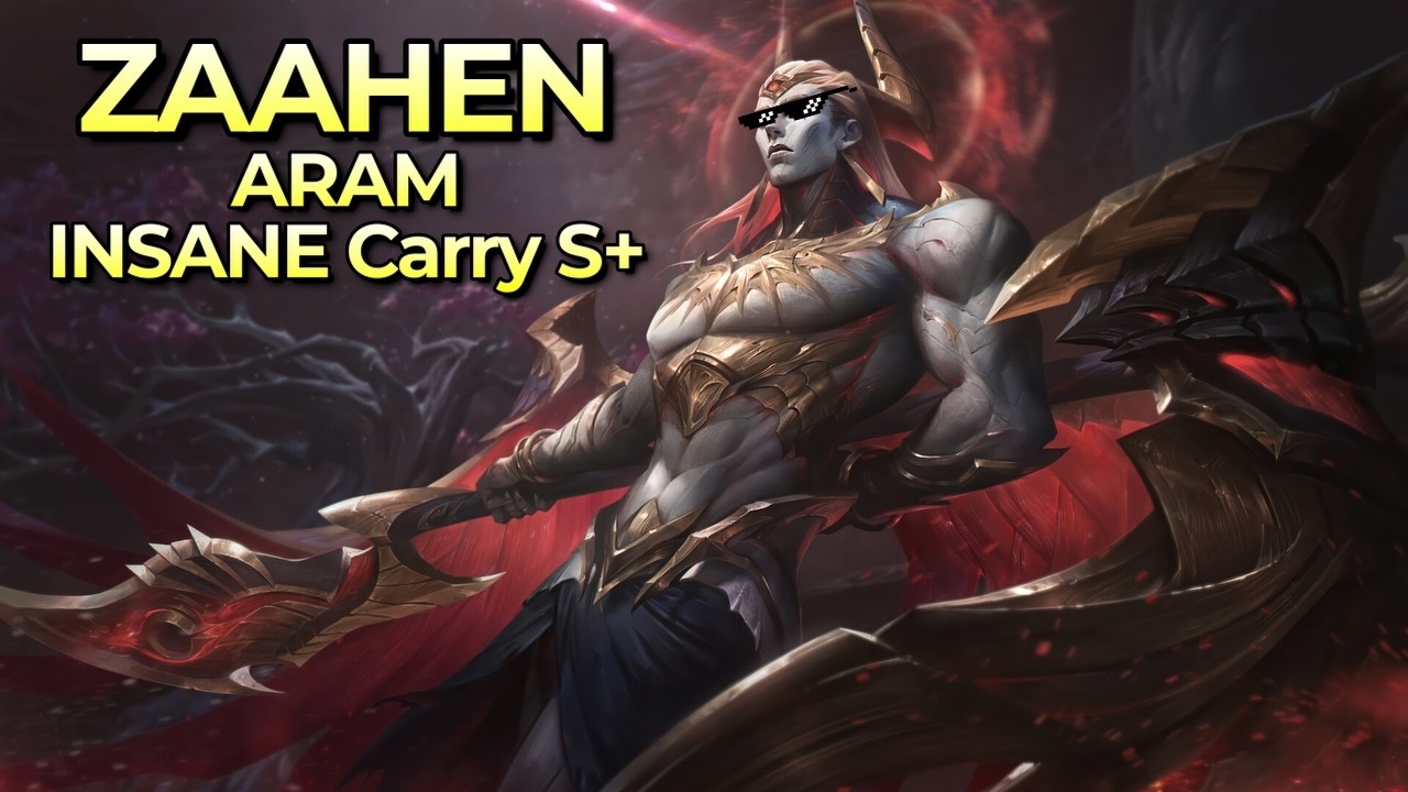 Zaahen is BROKEN in ARAM 🤯 1v9 INSANE Carry (S+ Tier Build)