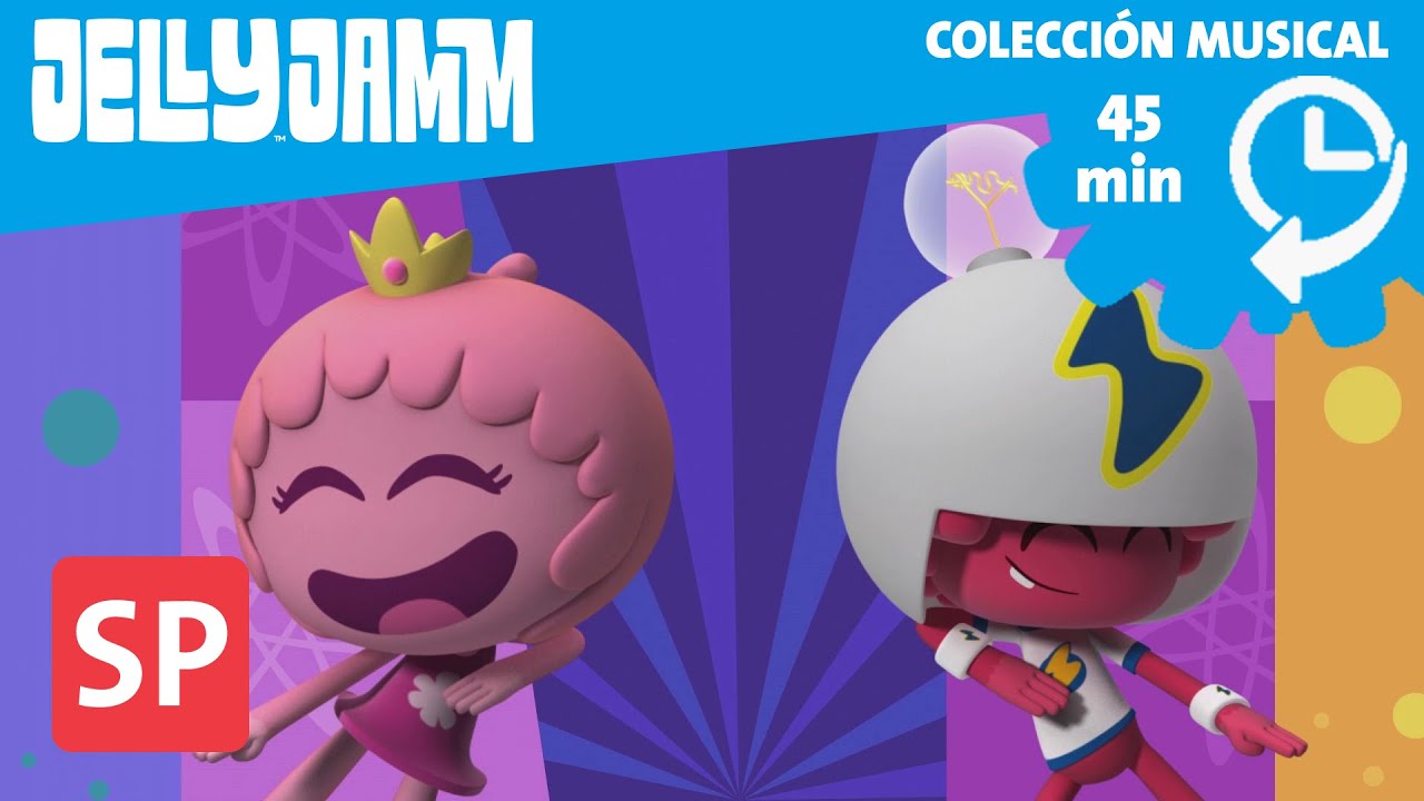 Colección Jelly Jamm. Especial episodios Musicales II(45 minutos). Dibujos animados en español.