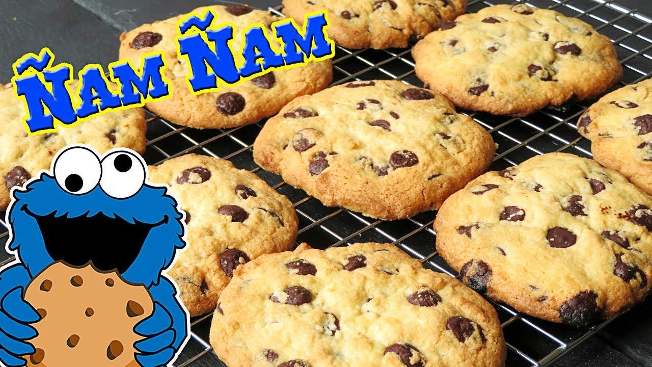 Cookies con pepitas de chocolate. Receta fácil y rápida.  (Con o sin gluten)