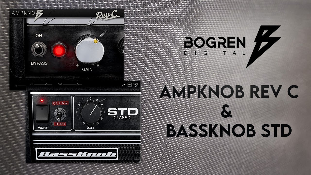 Bogren Digital: AmpKnob Rev C and BassKnob STD