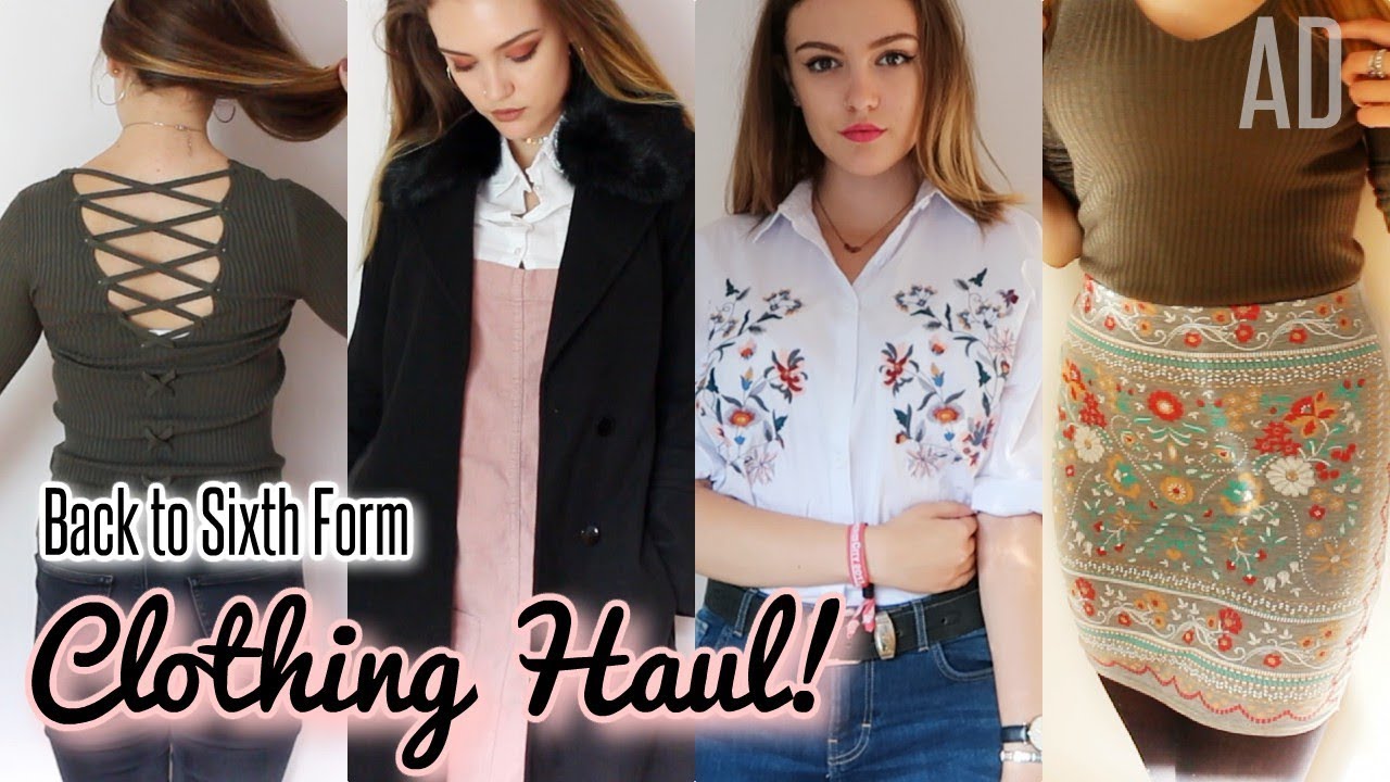 BACK TO SIXTH FORM CLOTHING HAUL! | BeautySpectrum