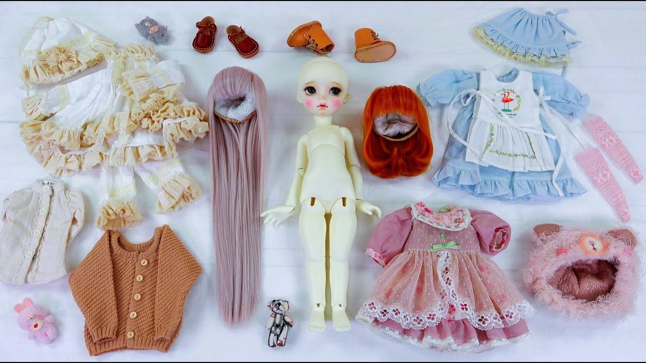 IMDA DOLL 3.0 Odelie box opening/dress up doll miniature구관 임다돌 임다 3.0 오델리 개봉Ball Jointed Doll ASMR
