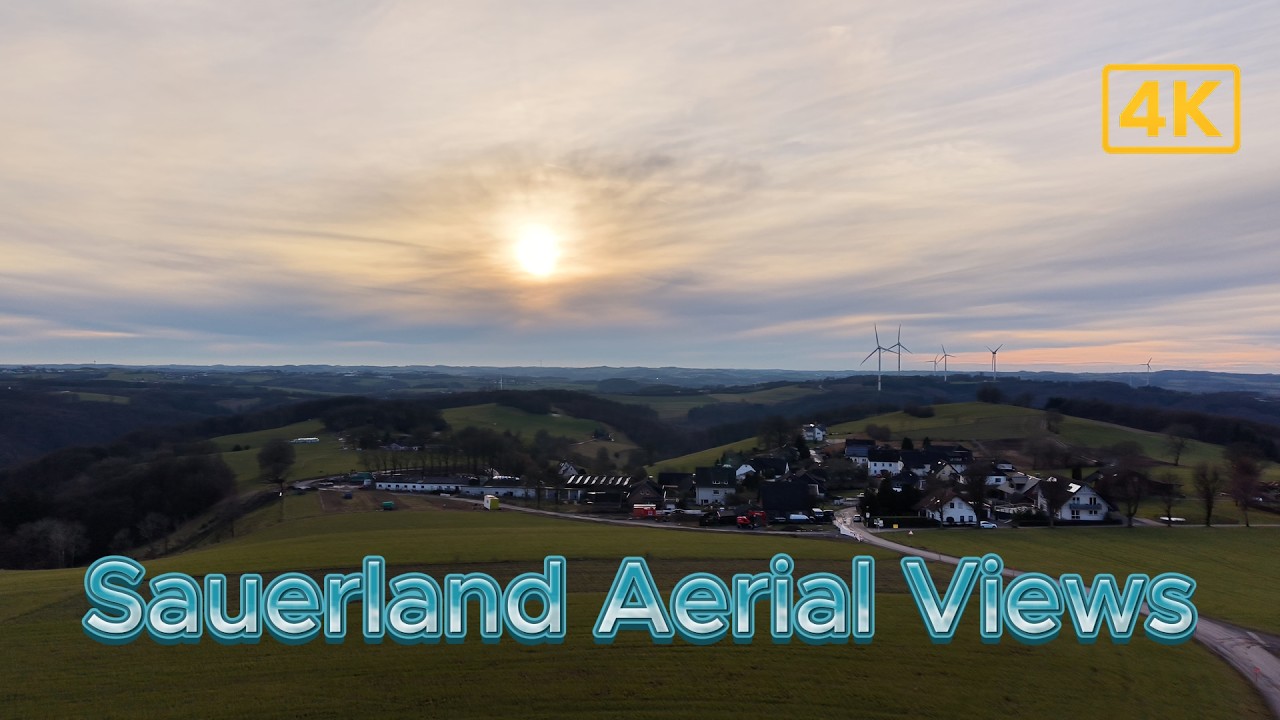 Sauerland Aerial Views 🇩🇪 | Stunning Drone Landscapes, Forests & Valleys
