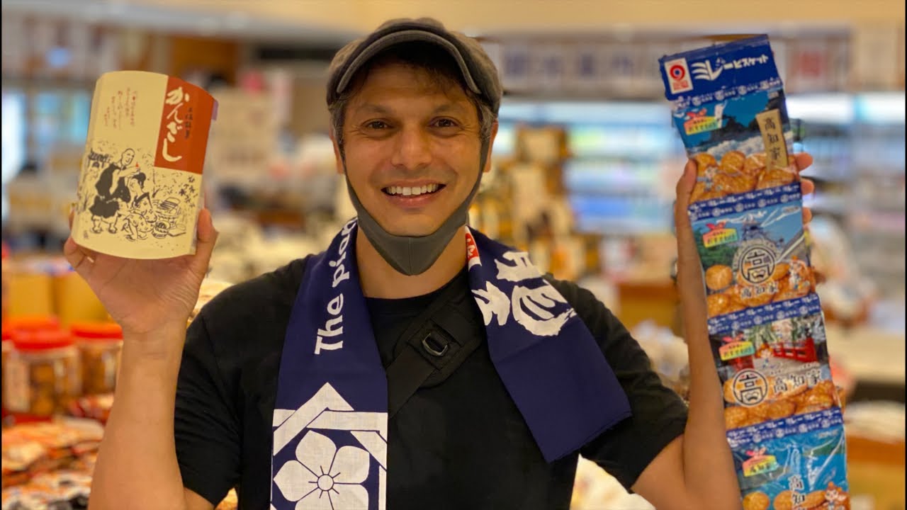 Japanese Snack Shopping & Eating Binge | Kochi Prefecture