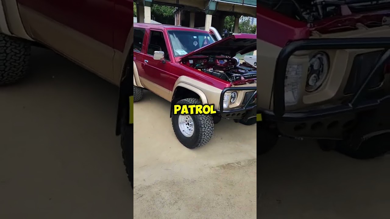 BARRA 🔥 still wouldn't drive a Patrol but great engine choice #Nissan #patrol #4x4 #Australia #Ford