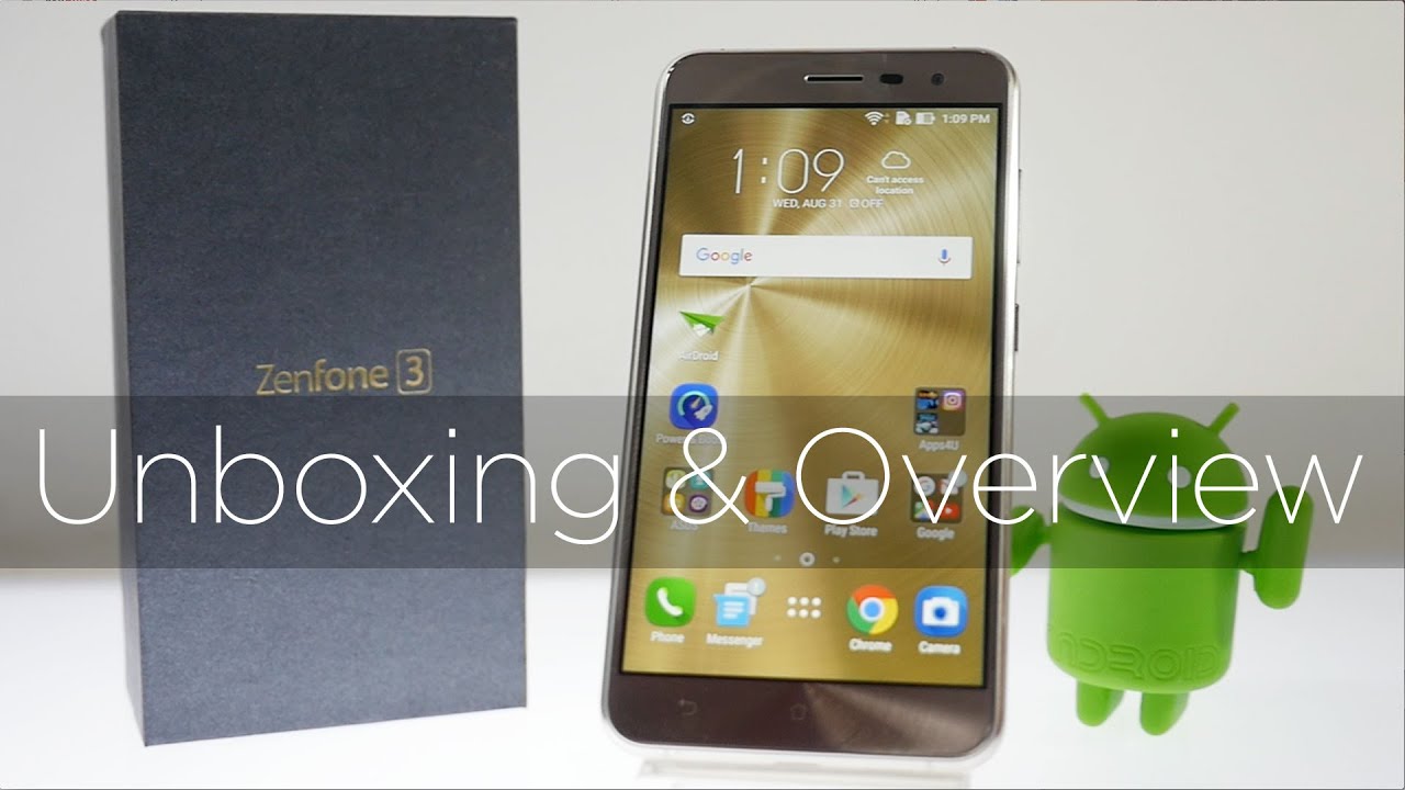 Asus Zenfone 3 (Mid-range Model) Unboxing & Overview