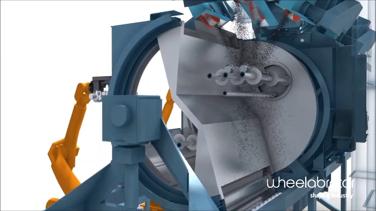 Wheelabrator DV4 1250 Manipulator Shot Blast System (Longer Version)