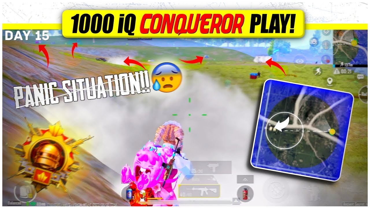 🔥Day 15 | C3S7 Solo Conqueror | 1000iq Game Sense Needed | Solo Conqueror Rank Push C3S7