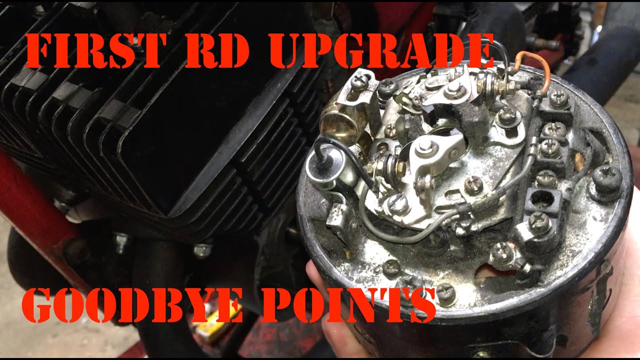 Yamaha RD Electronic Ignition install