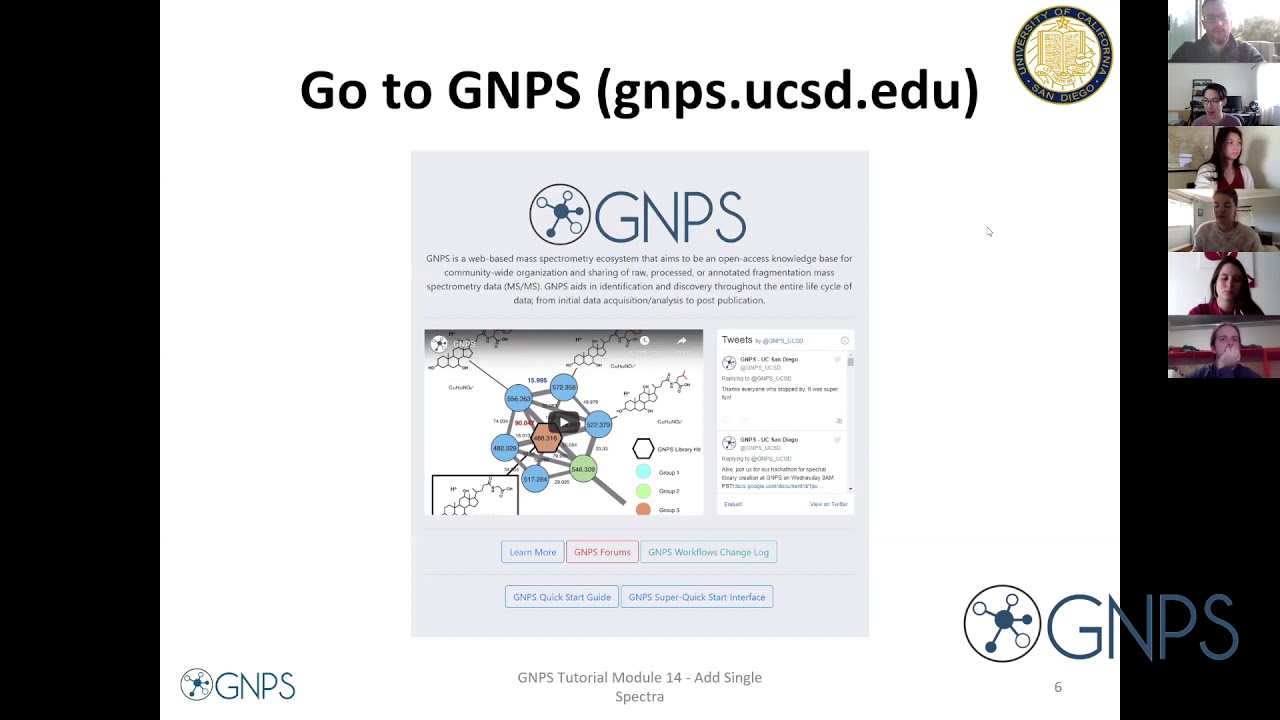 GNPS Spectral Library Workshop/Hackathon