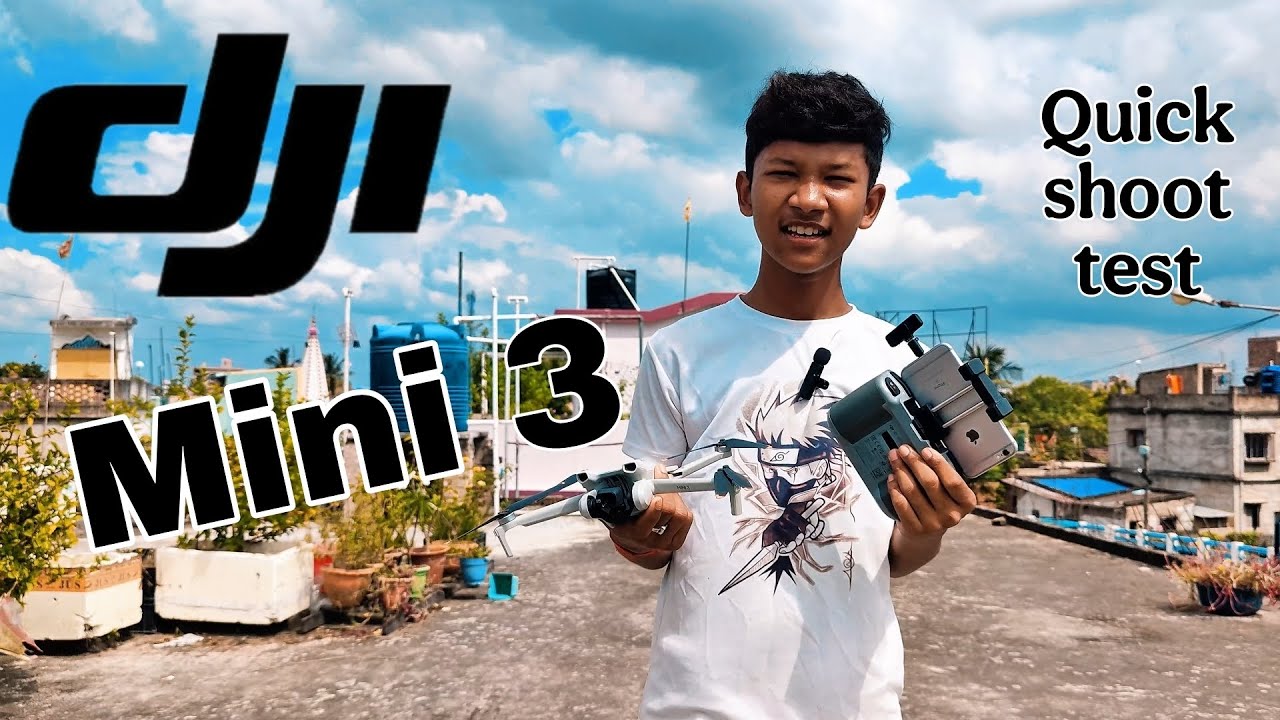 DJI Mini 3 Drone Test Review – 4K Camera, Flight Time & Stability Demo| in hindi