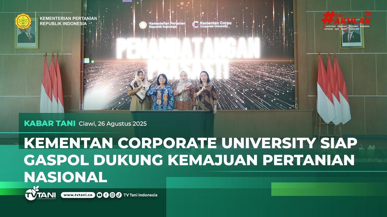 Dorong Kompetensi ASN Pertanian Melalui Kementan Corpu