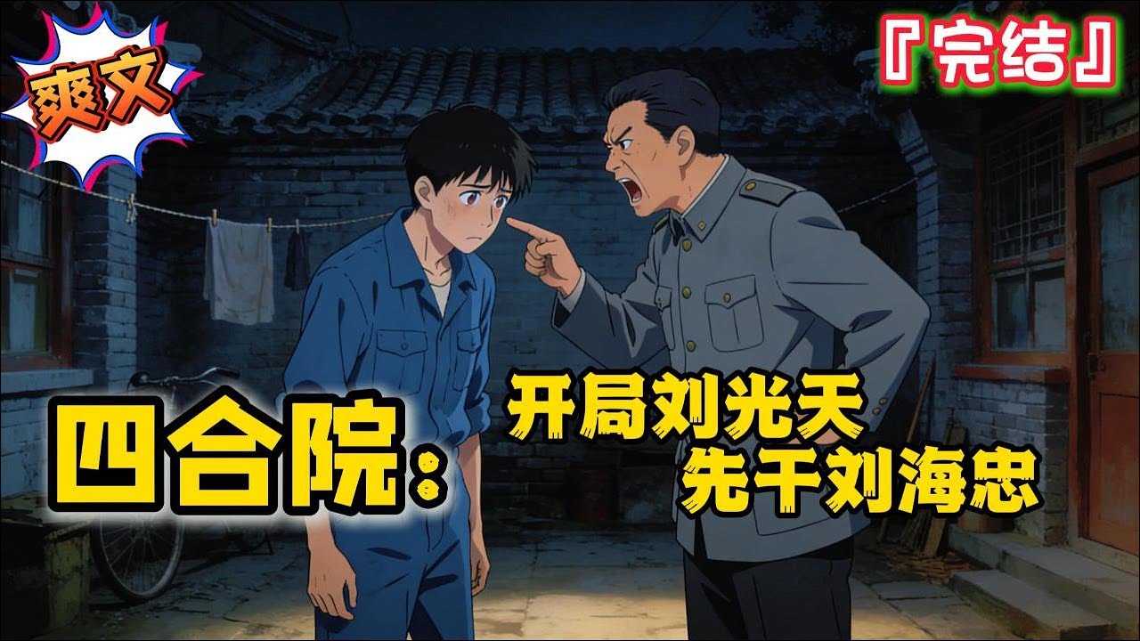 完结《四合院：开局刘光天，先干刘海忠》一觉醒来，打工人穿越成了四合院里的悲催配角——刘光天。面对动辄打骂、视儿子为出气筒的官迷父亲刘海忠…  #爽文 #小说 #年代 #四合院 #穿越 #系统 #开局