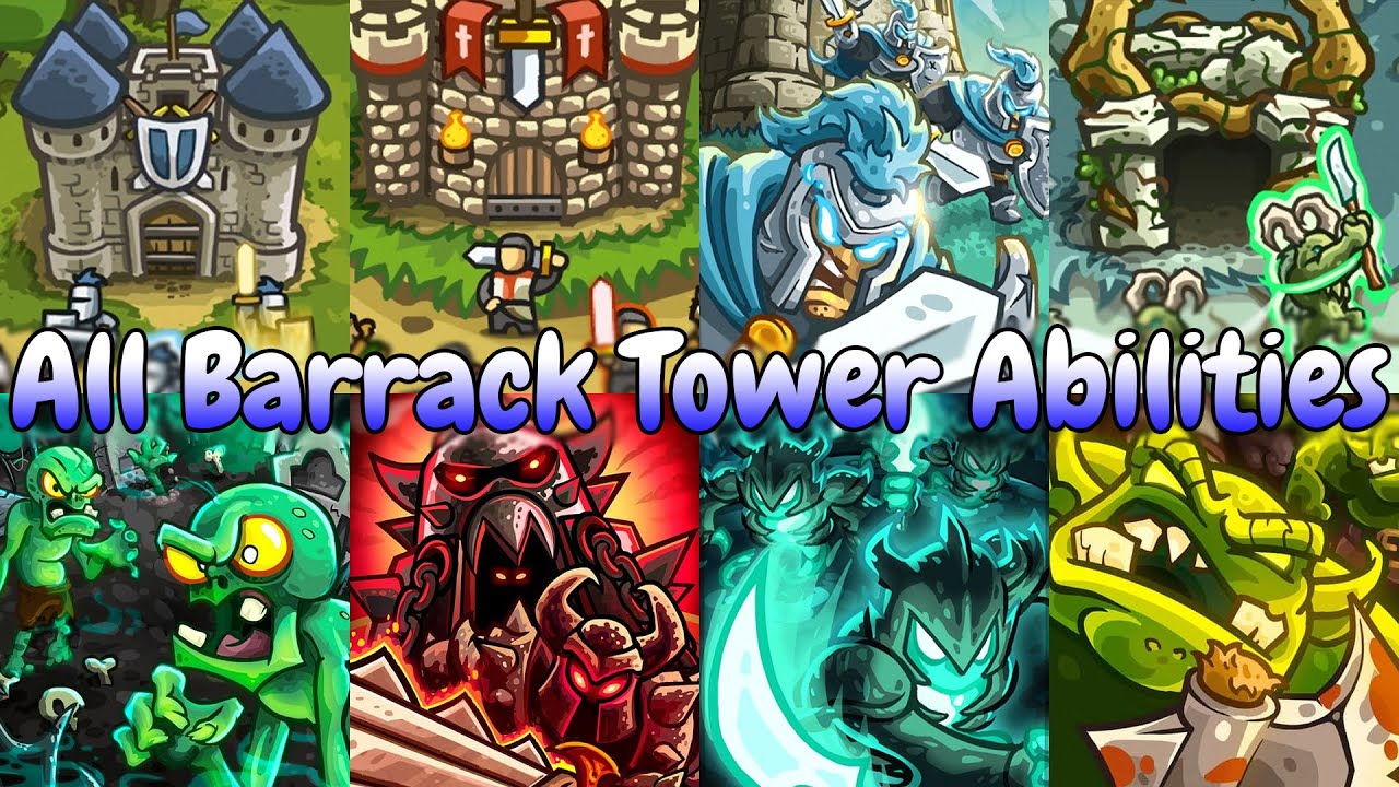 All Barrack Towers Abilities | Kingdom Rush