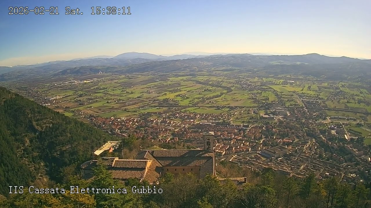Gubbio Timelapse del 21/02/2026