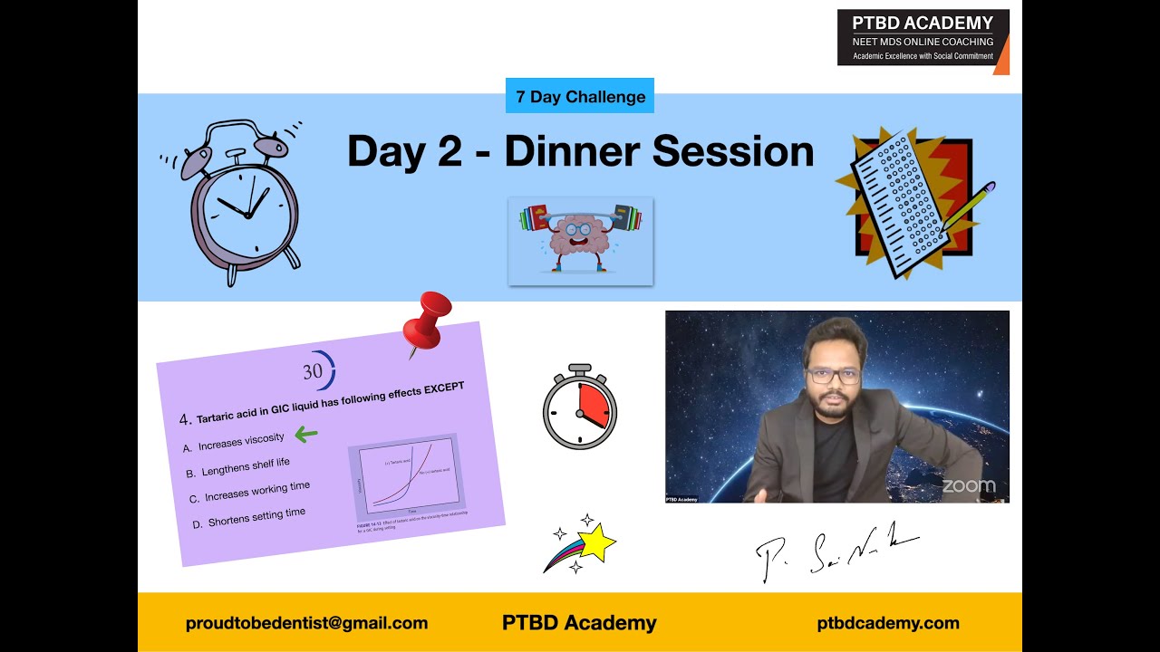 MCQs Discussion - GIC | Important Topics - Target NEET MDS 2022 | Day 2 - Dinner Session