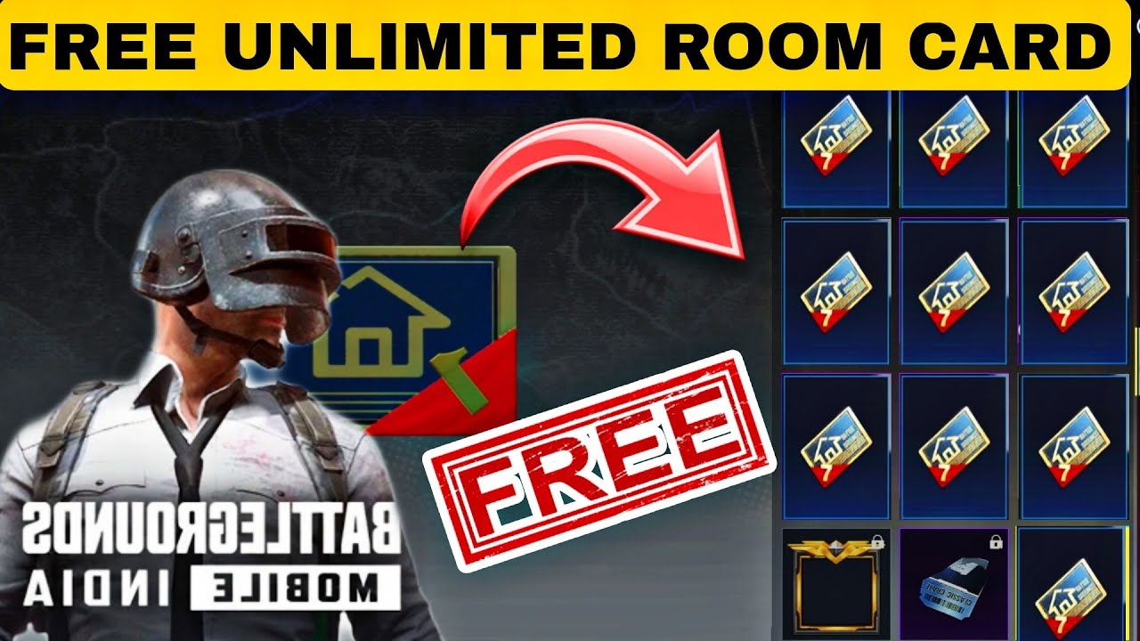 free room card in bgmi || free unlimited room card in bgmi || bgmi me room card kaise le