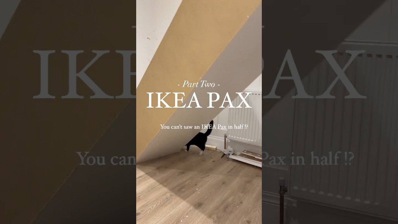Cutting an IKEA Pax wardrobe in half ?! What Could possibly go wrong 