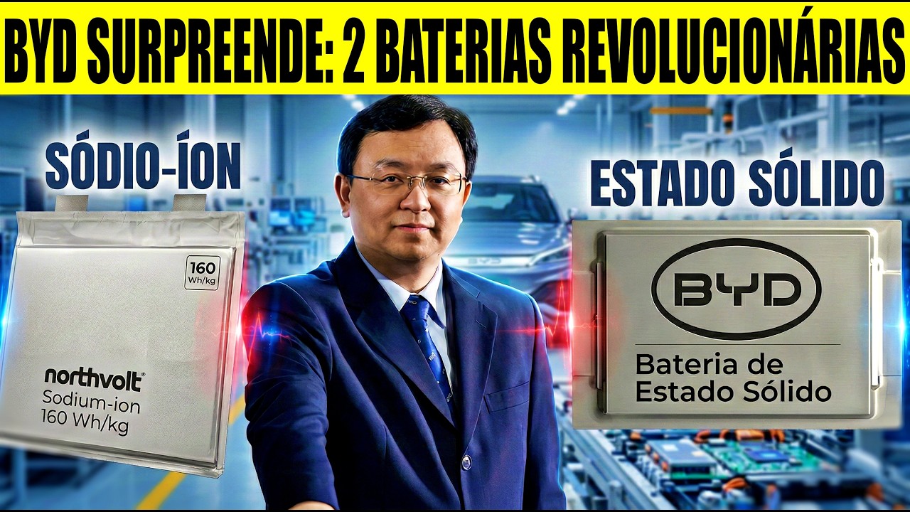 BYD Revela Inovação em Baterias de Estado Sólido e Sódio - 10.000 Ciclos!