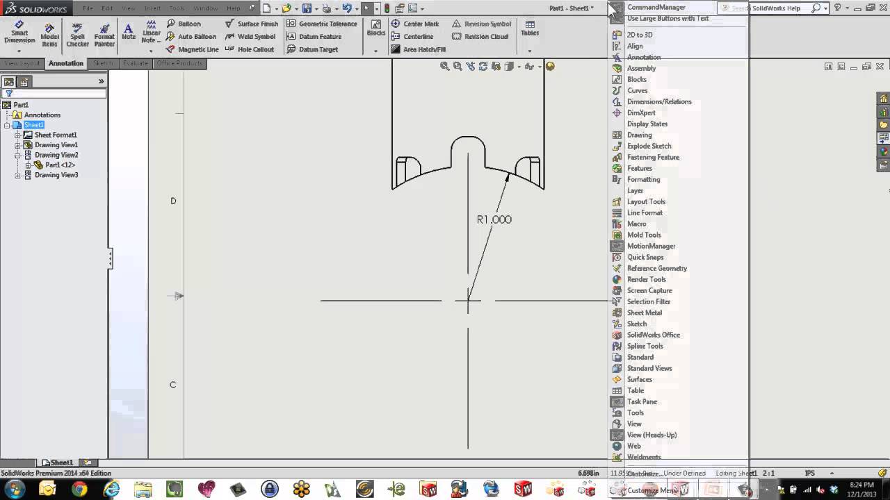 SolidWorks Drawing Tips and Work arounds