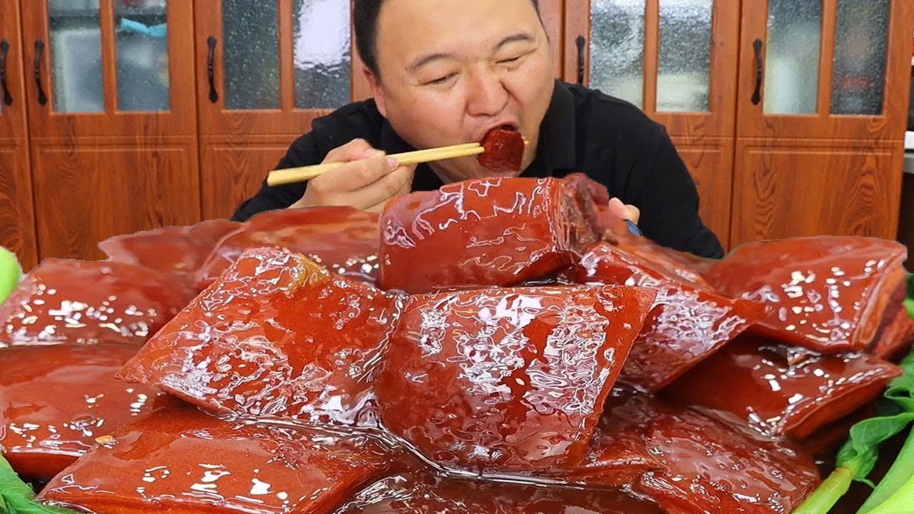 20斤精品五花肉，阿强做“秘制私房红烧肉”，肥而不腻入口即化【cram阿强】