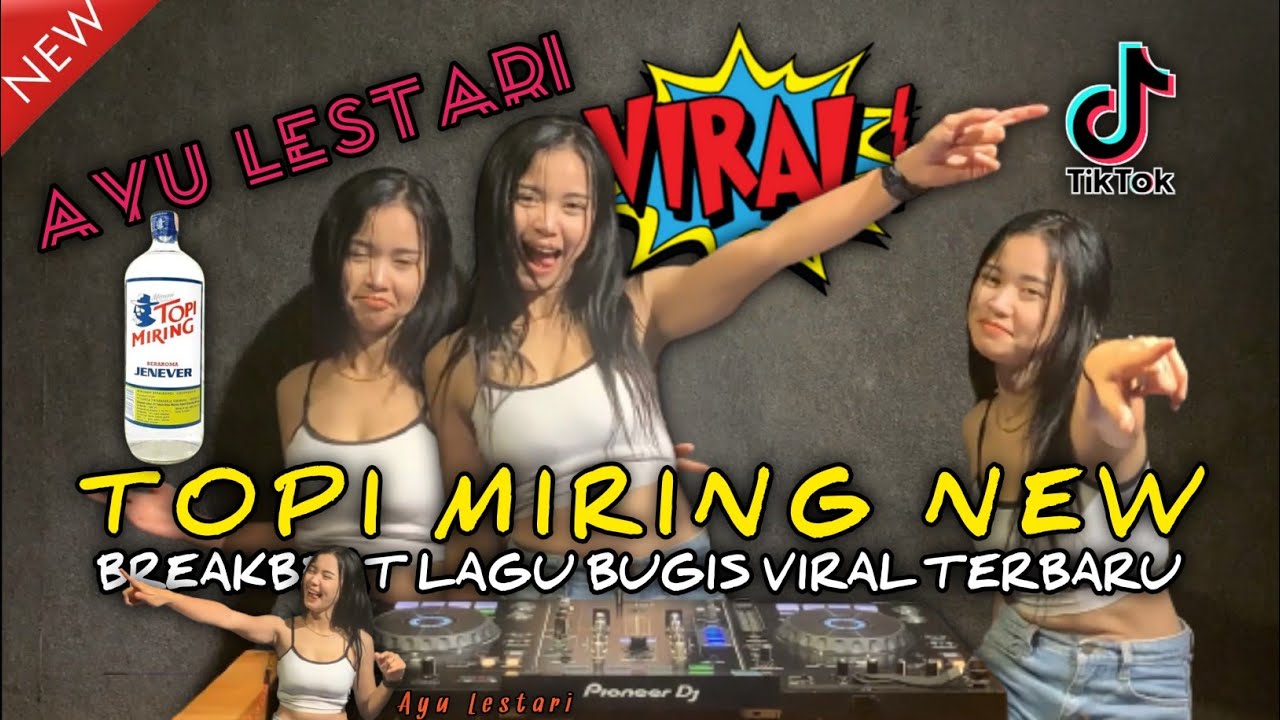 DJ TOPI MIRING MIXTAPE TERBARU | DJ AYU LESTARI | DISC JOCKEY BREAKBEAT BUGIS VIRAL TIKTOK  2023