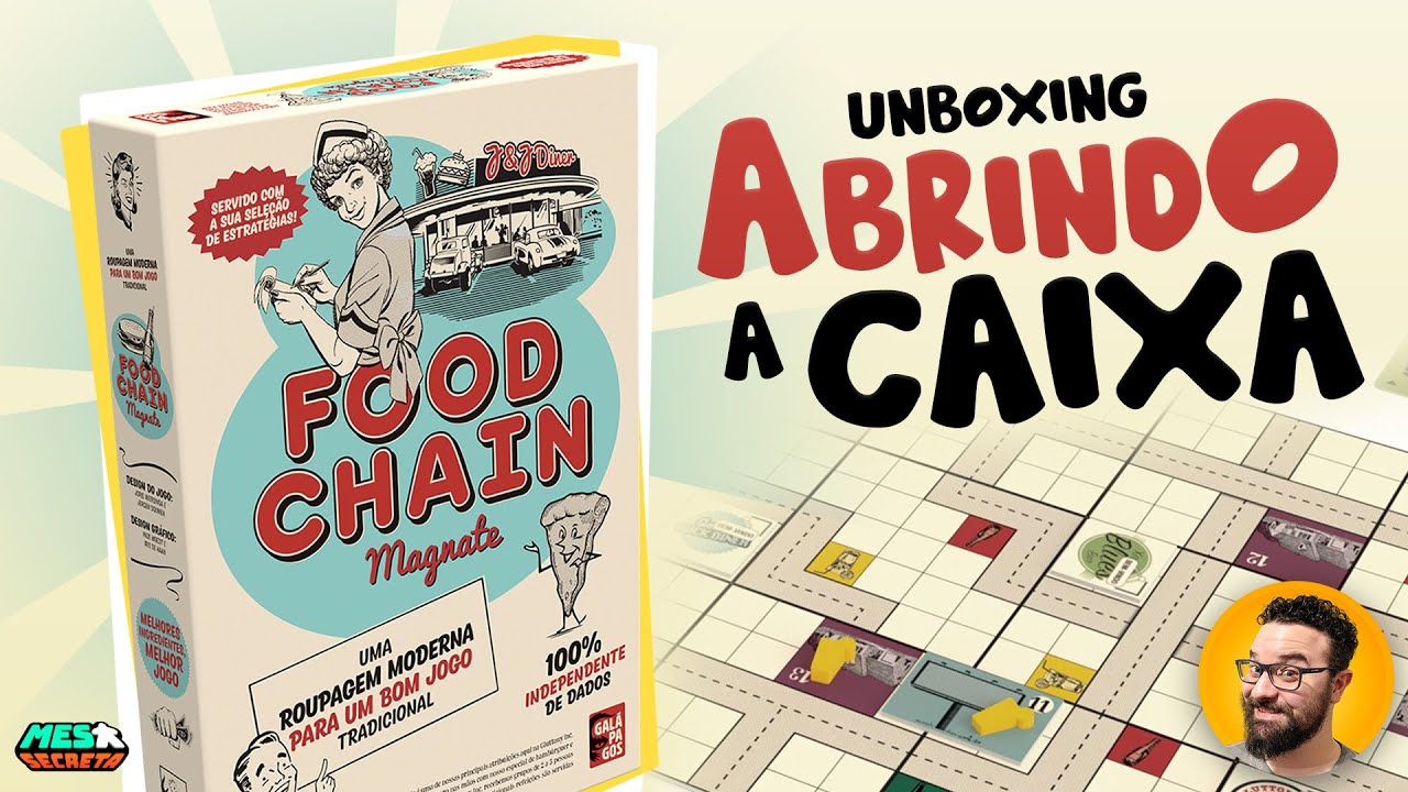 Food Chain Magnate | Abrindo a Caixa (unboxing)