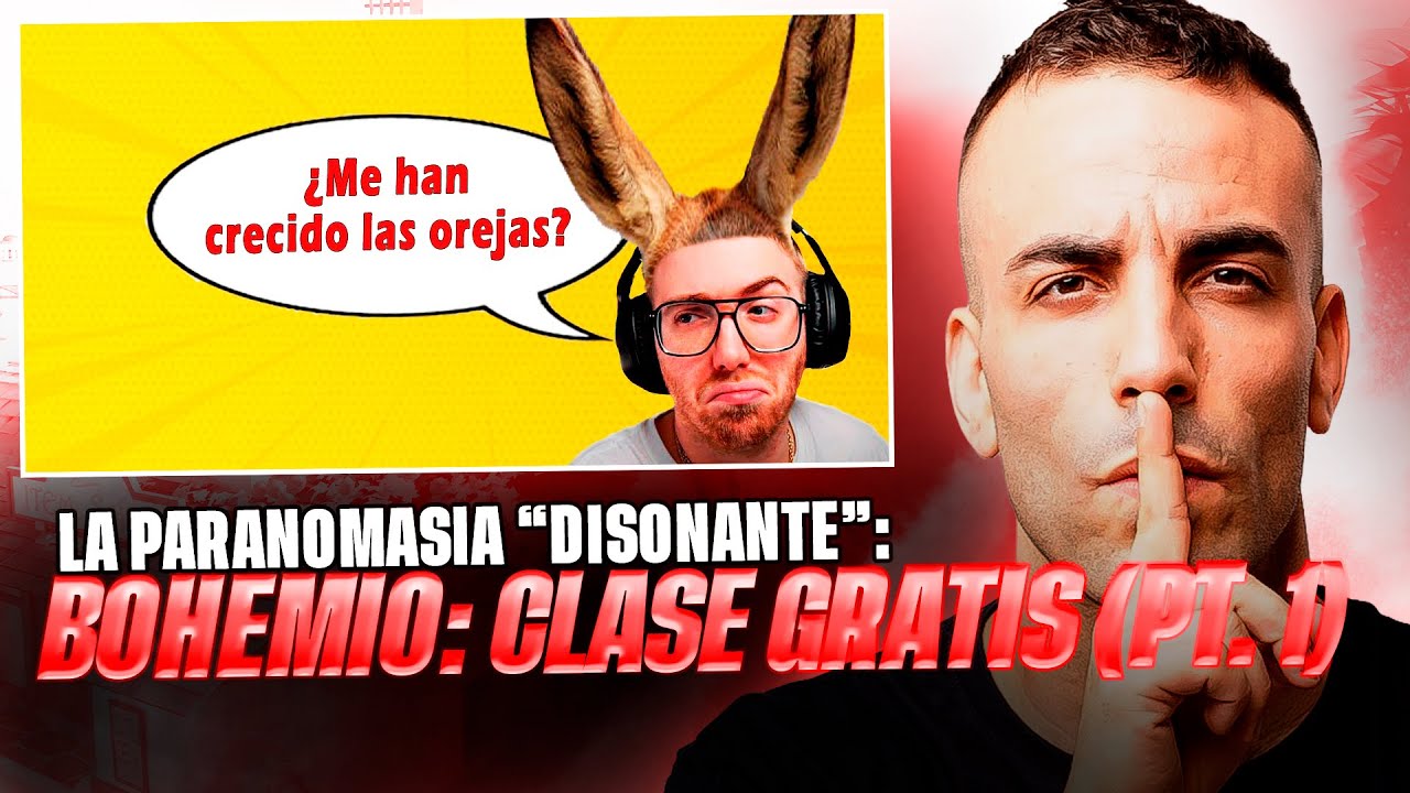 EL BOHEMIO BASADO DÁNDONOS CLASE 🎻 PARTE 1 📚 LA PARANOMASIA Reacción