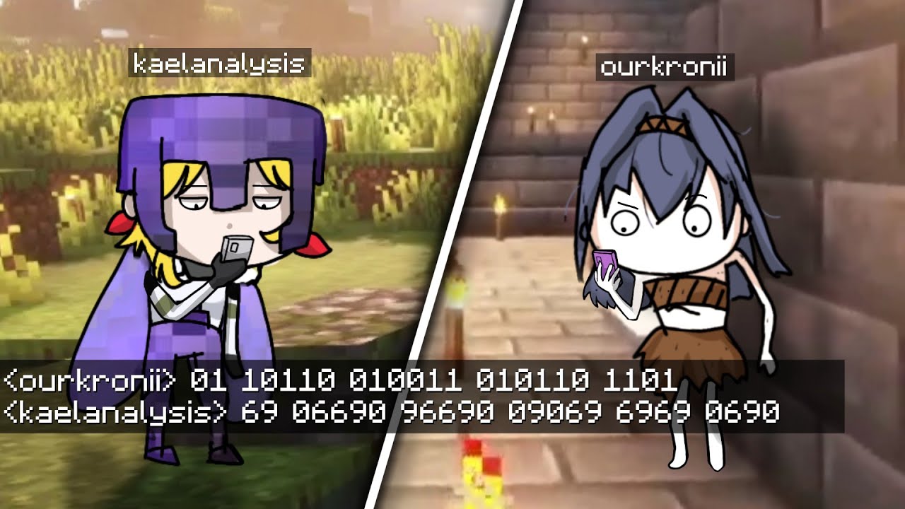 Just the two NPCs speaking the language of gods