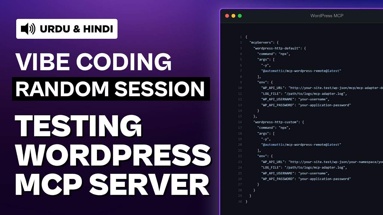 Vibe Coding Sessions - Testing WordPress MCP with Figma