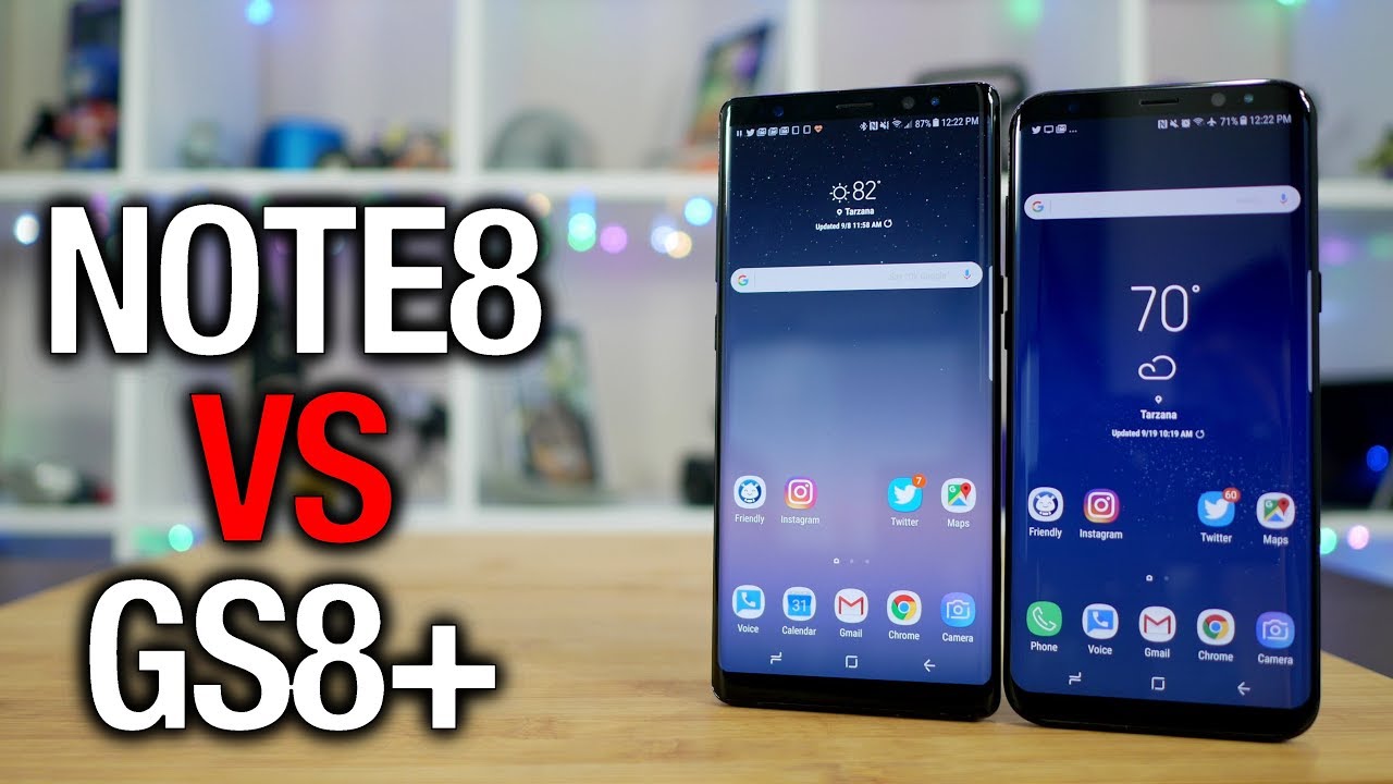 Galaxy Note 8 vs Galaxy S8+: Samsung's Best Phablet? | Pocketnow
