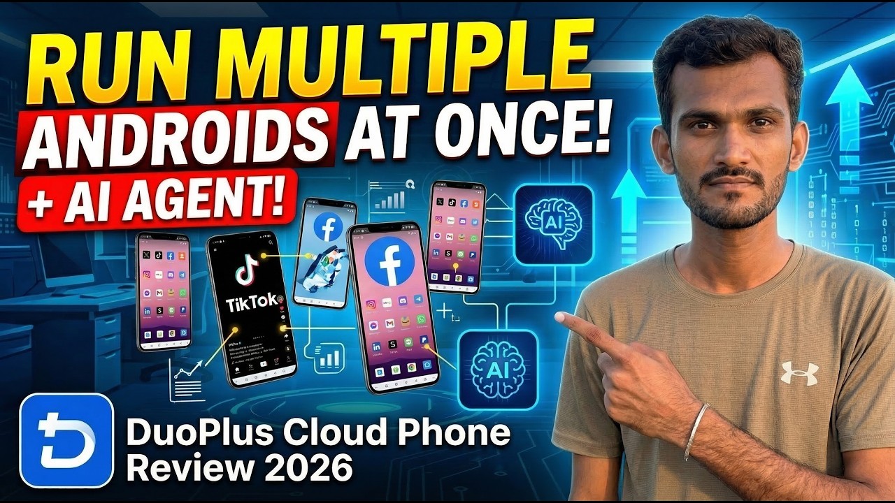 Run Multiple Android Phones at Once + AI Agent | DuoPlus Cloud Phone Review 2026