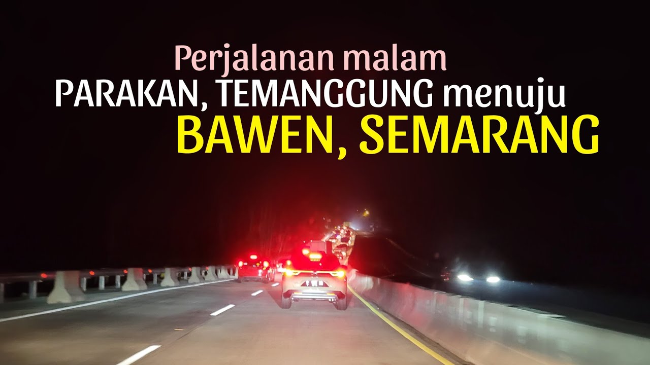 Jalan Raya Parakan - Temanggung - Bawen, Semarang via Pringsurat