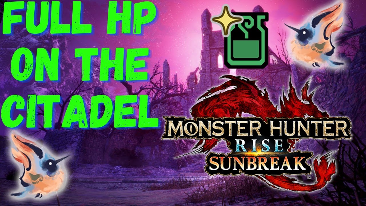 Full Health in the Citadel QUICKLY - Monster Hunter Rise: Sunbreak