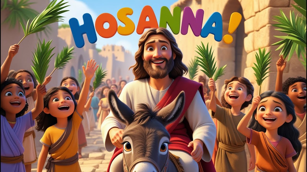 Hosanna! Jesus Is Our King | Bible Song for Kids | Palm Sunday, Easter and More Praise Gospel Music!