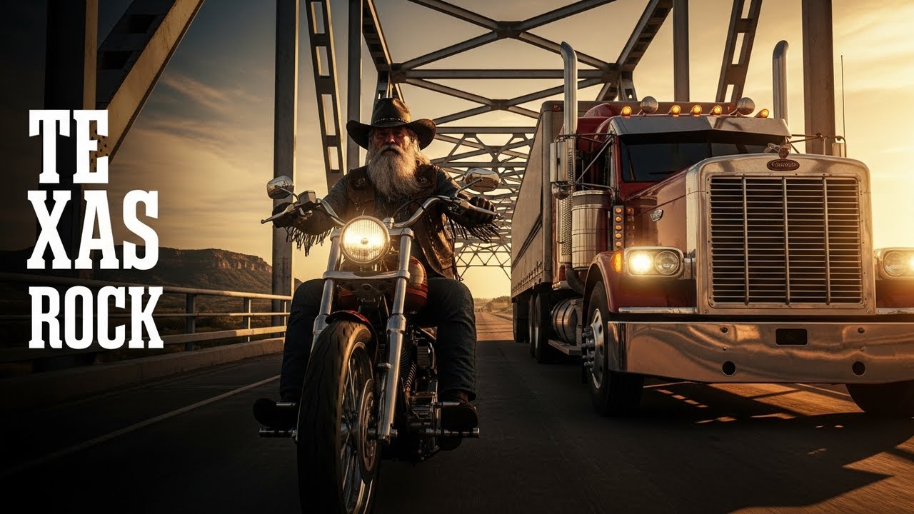 Texas Outlaw Riders Rock – Rebel Biker Anthems & Whiskey Blues Flames