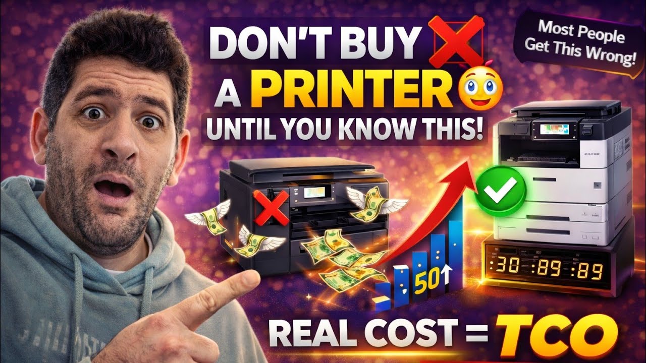 Don’t Buy a Printer Before Watching This | Total Cost of Ownership (TCO) Explained 