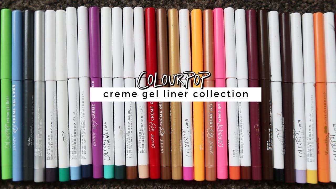 MY COLOURPOP CREME GEL LINER COLLECTION ⋆ mini review
