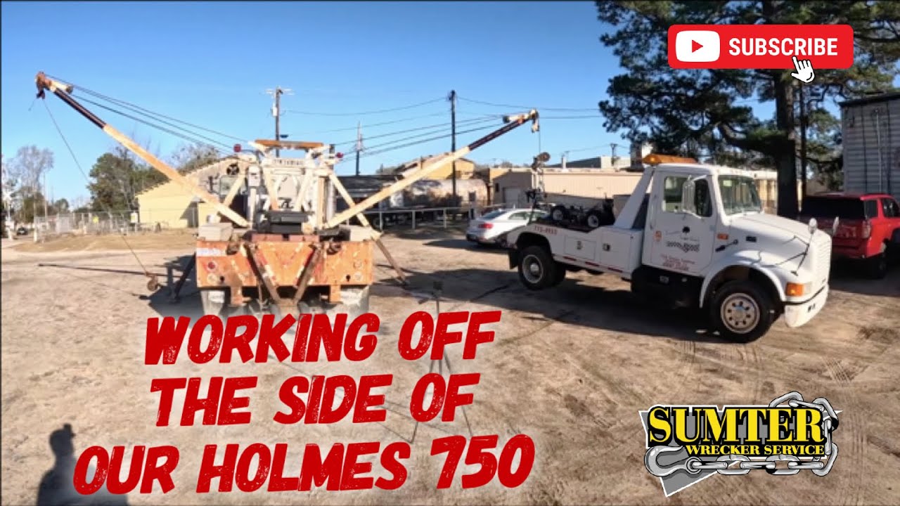 Working off the side of our holmes 750