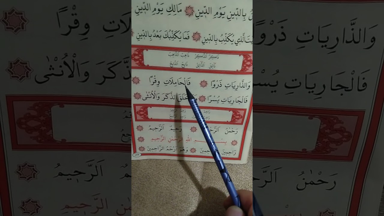 Ayfa Yayınları Sayfa 29.Ali haydar elif cüzü.