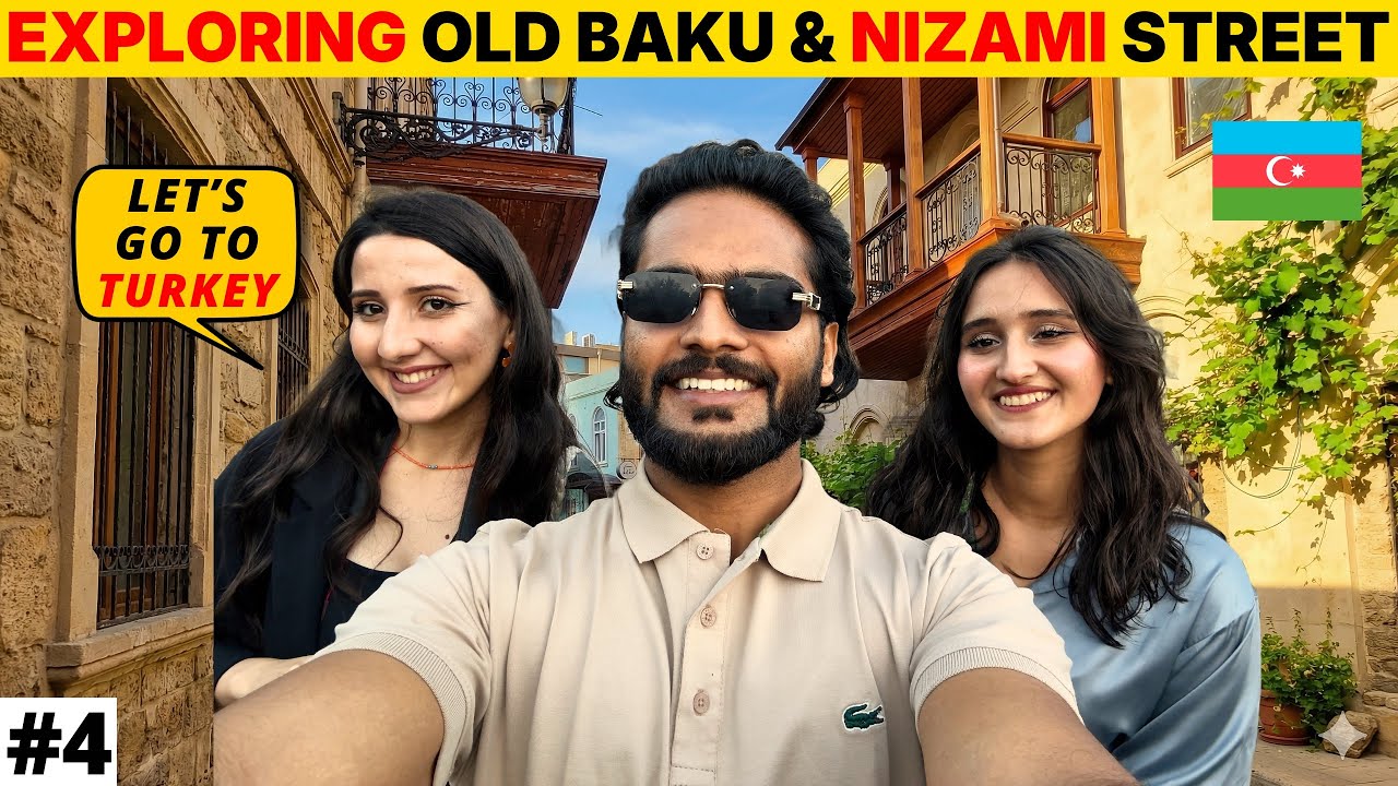 Why Everyone Loves Old Baku at Evening 🇦🇿 Exploring Nizami Street