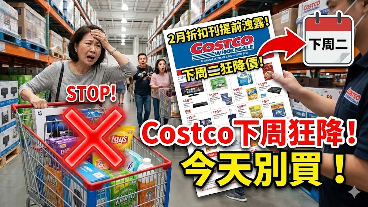 Costco2月折扣刊提前洩露！這5樣東西下周二開始狂降價，今天千萬別買！最後一樣我也看走眼了！#Costco #折扣 #狂降價 #2月優惠 #下周二  #搶購王