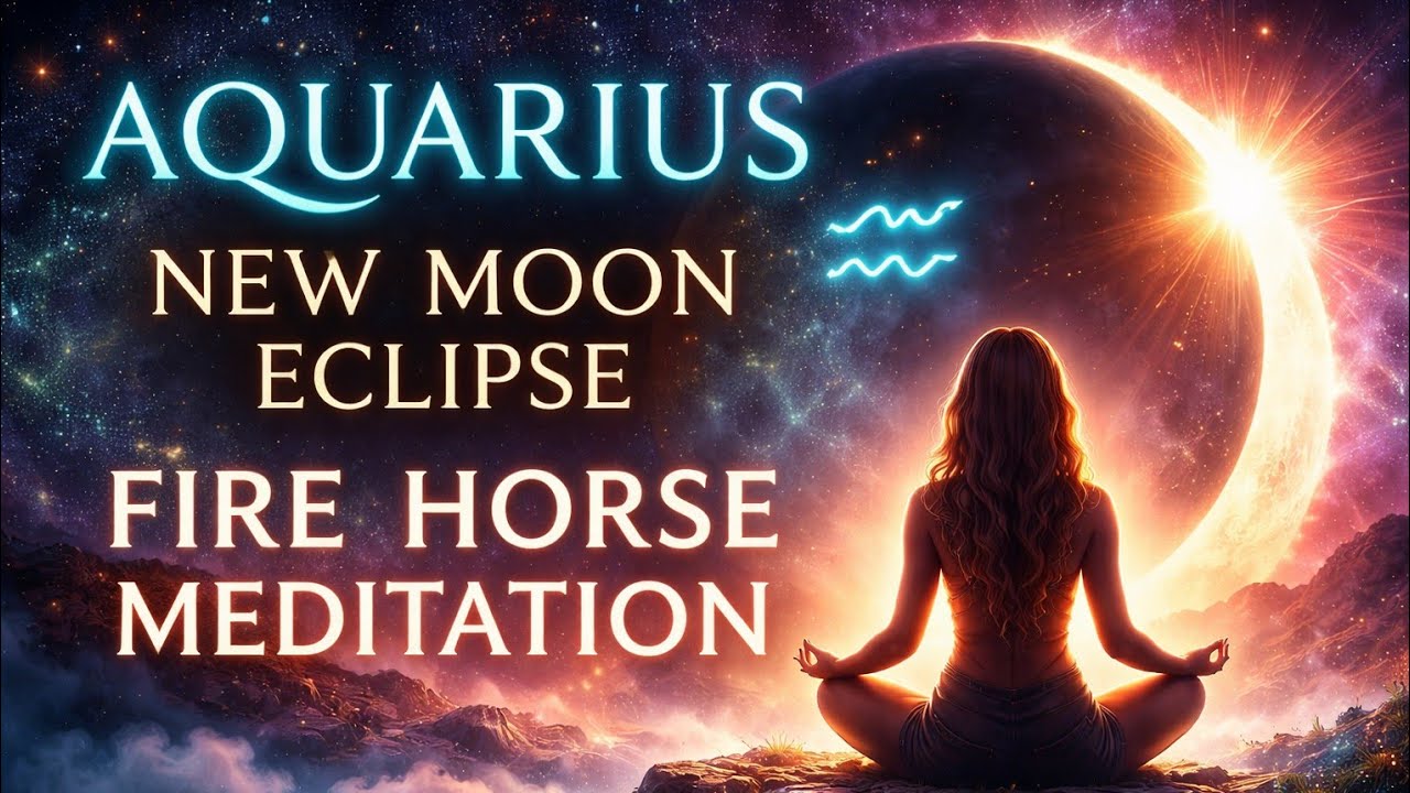 Aquarius New Moon (Eclipse) Fire Horse Meditation #aquarius #newmoon