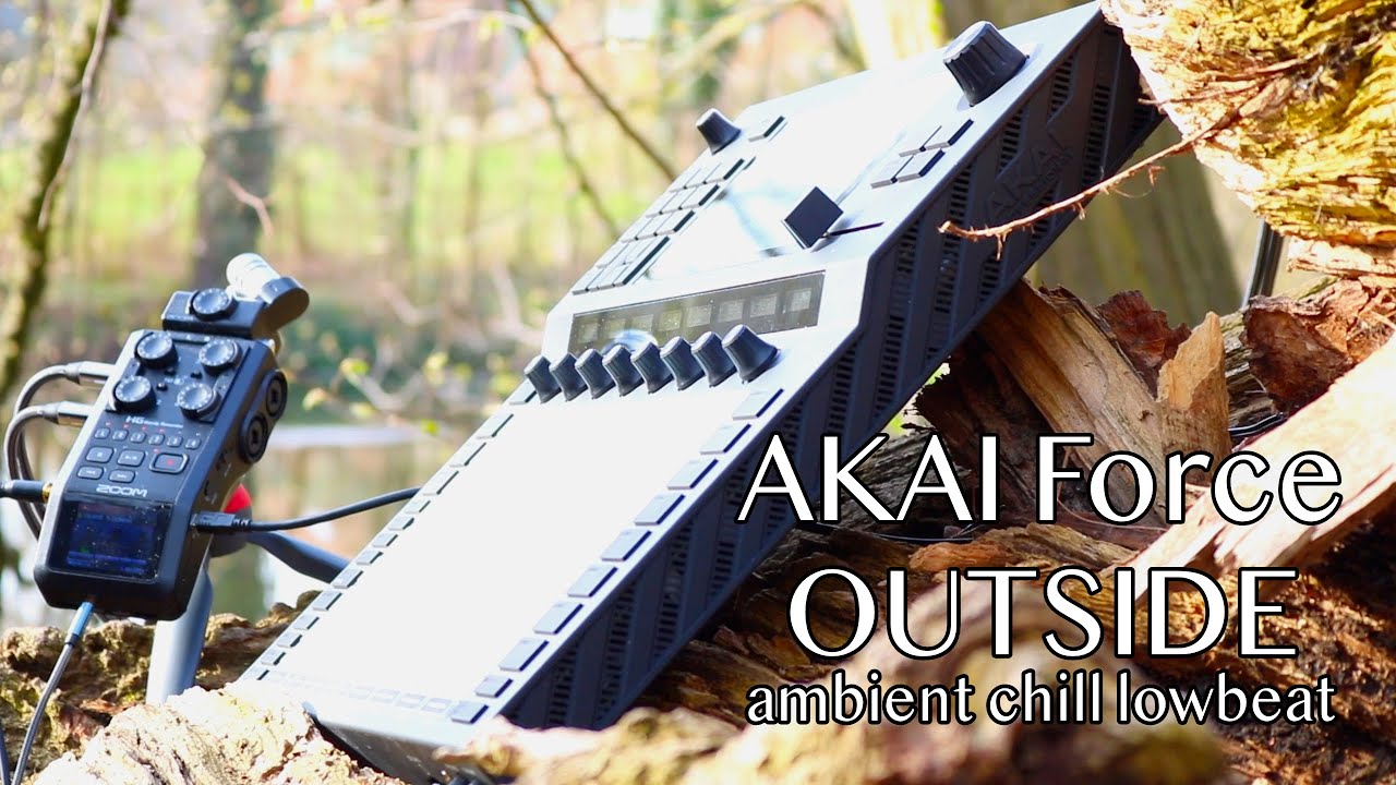 outside .. Akai Force .. synthesizer .. ambient techno chill relax live performance