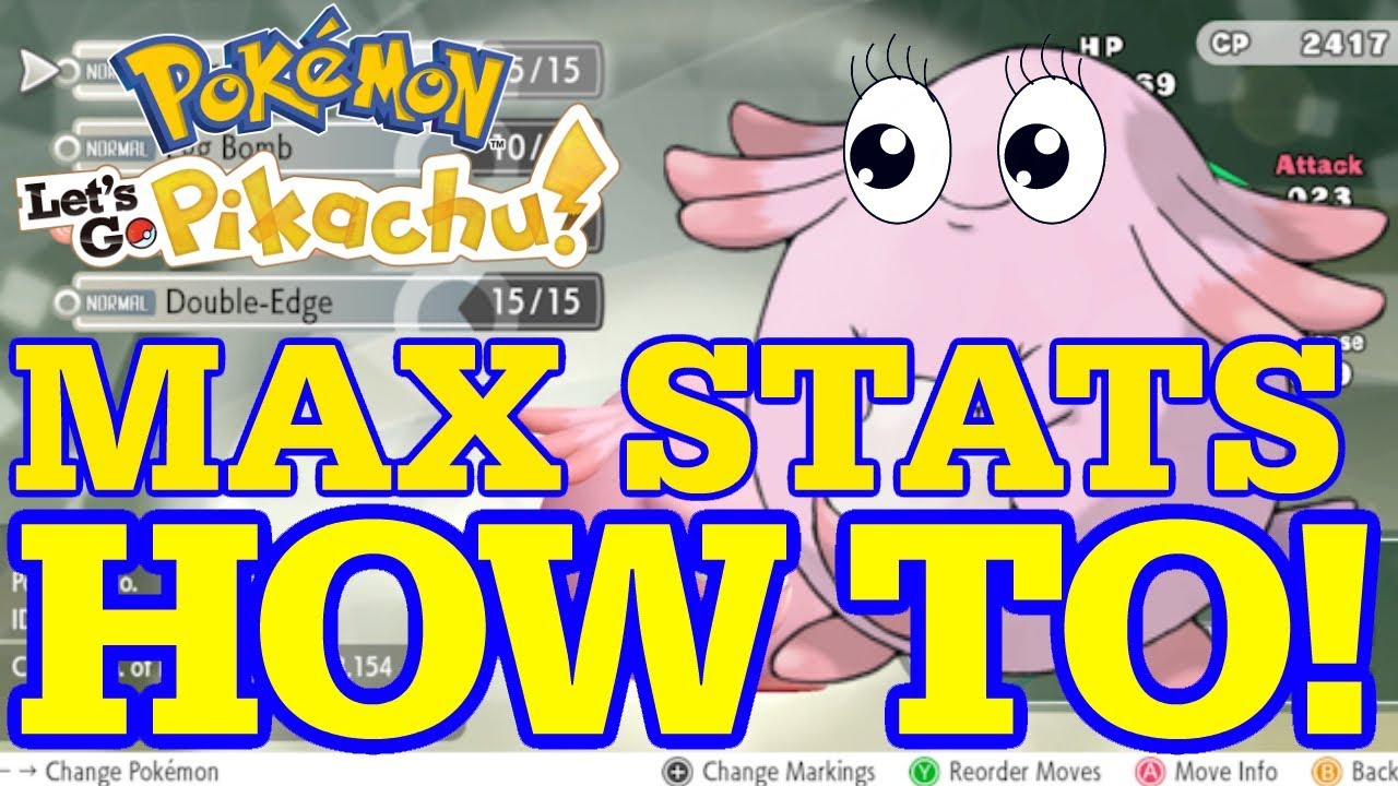 Pokemon Lets Go Max Stats and Candy's explained